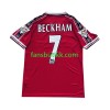Fotballdrakt Manchester United Beckham 7 Retro Hjemmetrøye 1998-1999 Kortermet